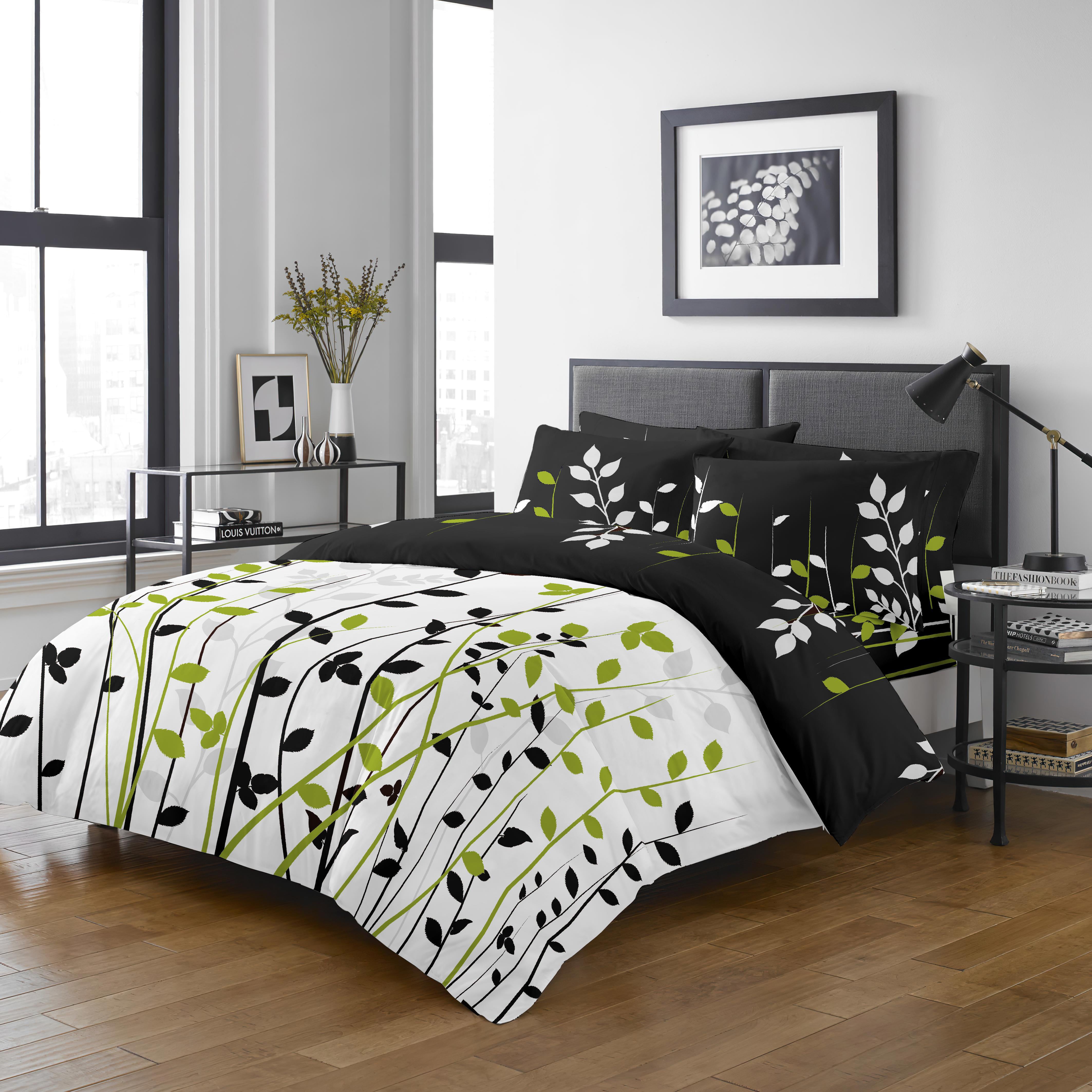 Comforter sets gray black with logo white full louis vuitton bedding set