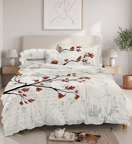 Auspicious Luxury Collection duvet bedding set in a modern bedroom