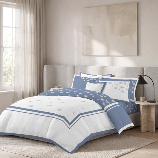 Chelsea Luxury Collection duvet bedding set in a modern bedroom