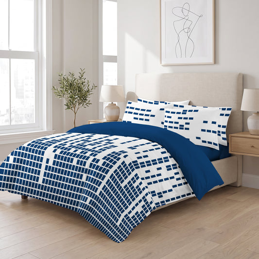Cubicle Luxury Collection duvet bedding set in a modern bedroom