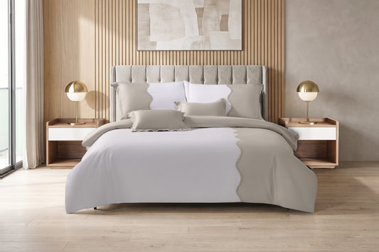 Petalo Fazura Home duvet bedding set in a modern bedroom