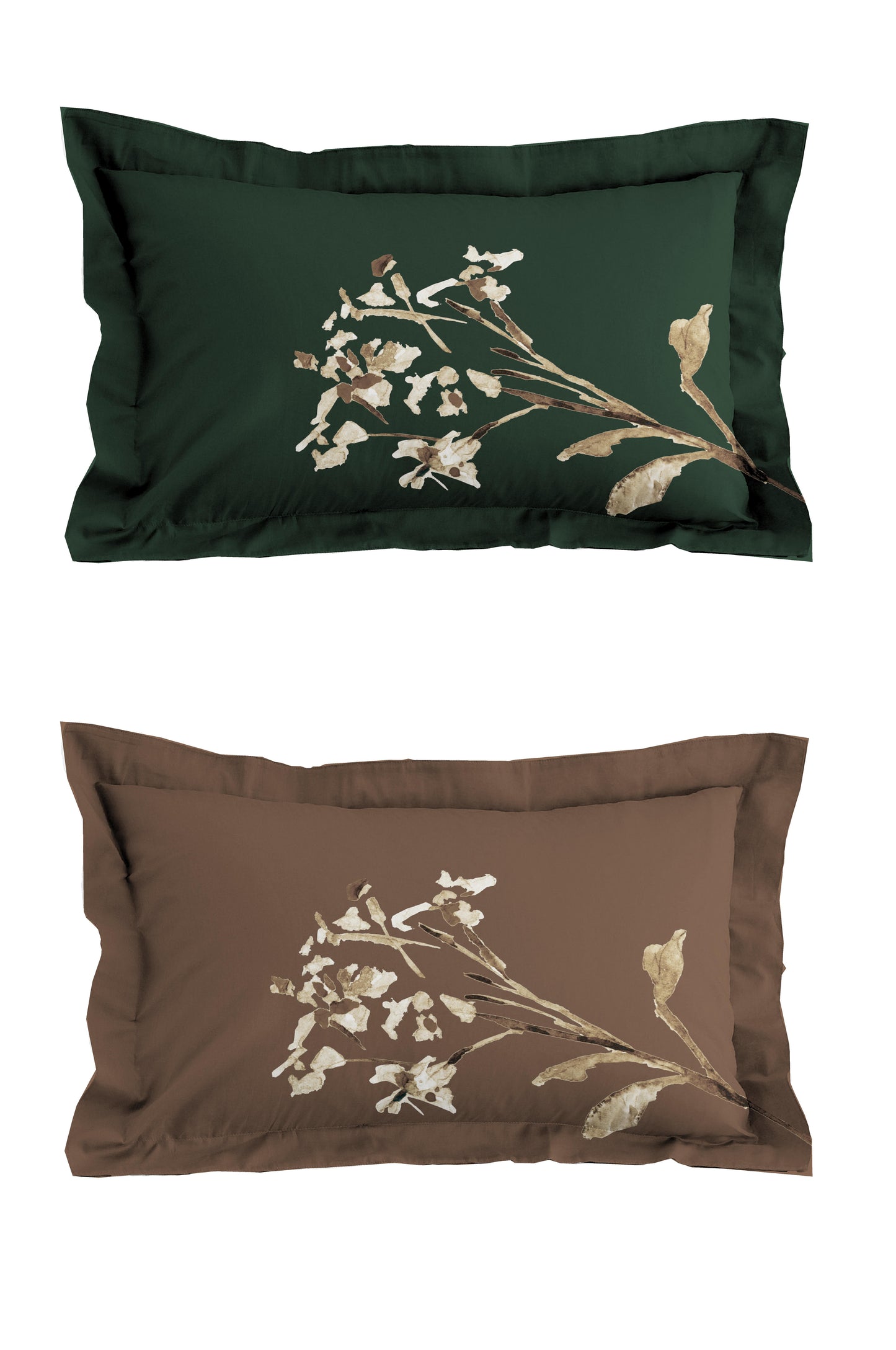 Decorative Reversible Pillowcase Pair - Trieste