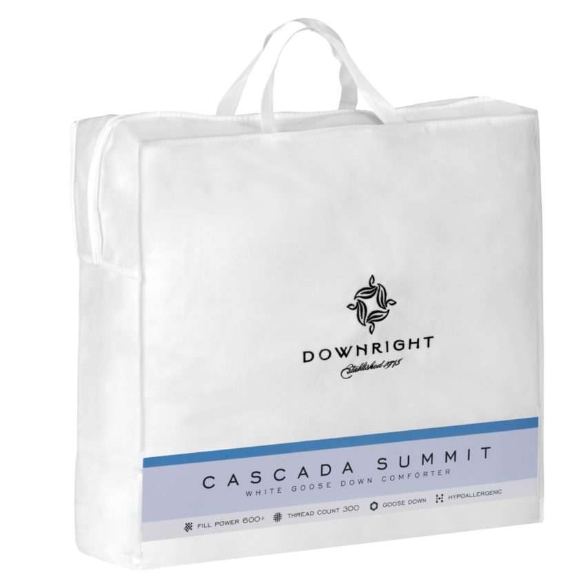 Cascada Summit White Goose Down Comforter